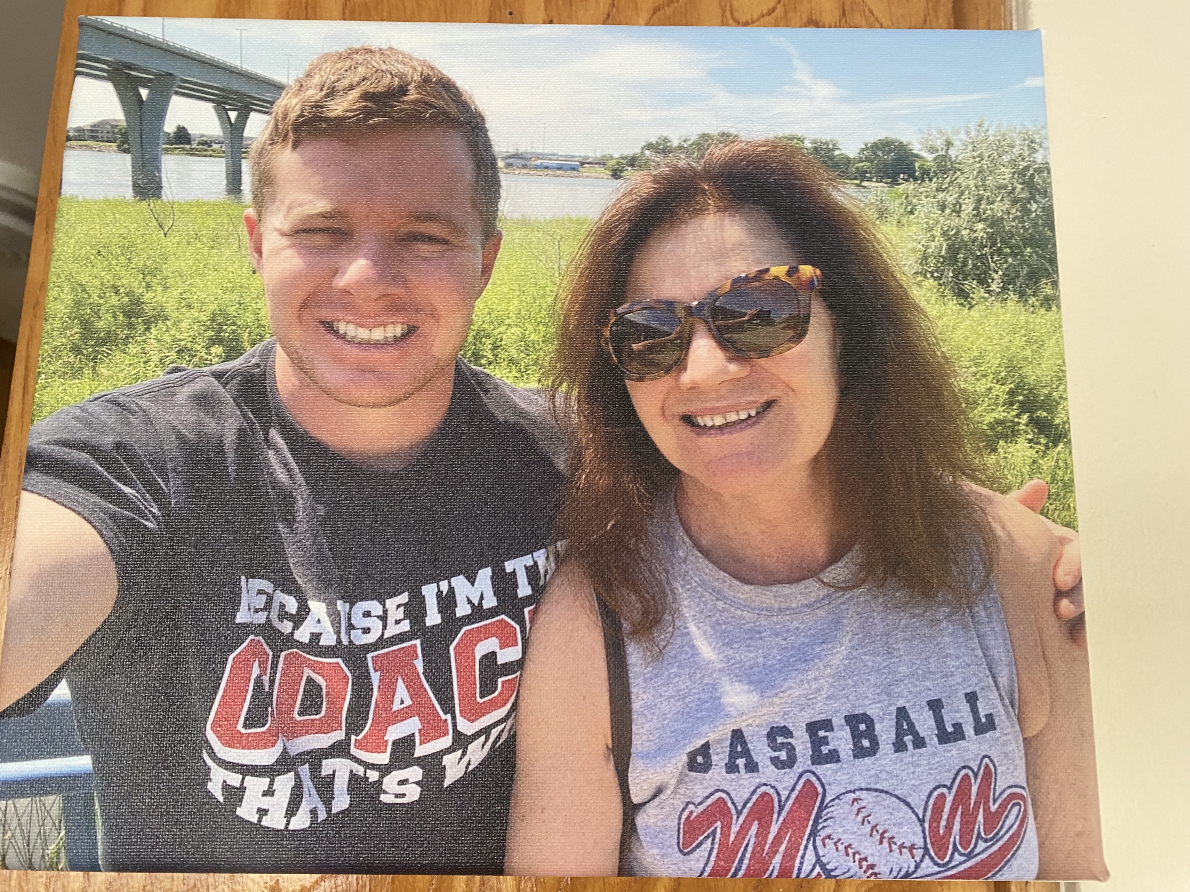 Coach Joe and me in Bismack, ND