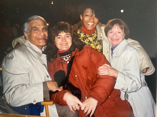 Dad, Mom, and Paula Kelly
