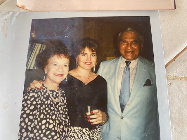 Patty, Mom & Dad on her 30th